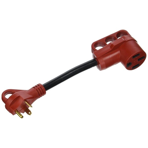 Bookazine RV Adaptor 30 amp Male To 50 amp Female 12 in. Cord TI2622450 - main